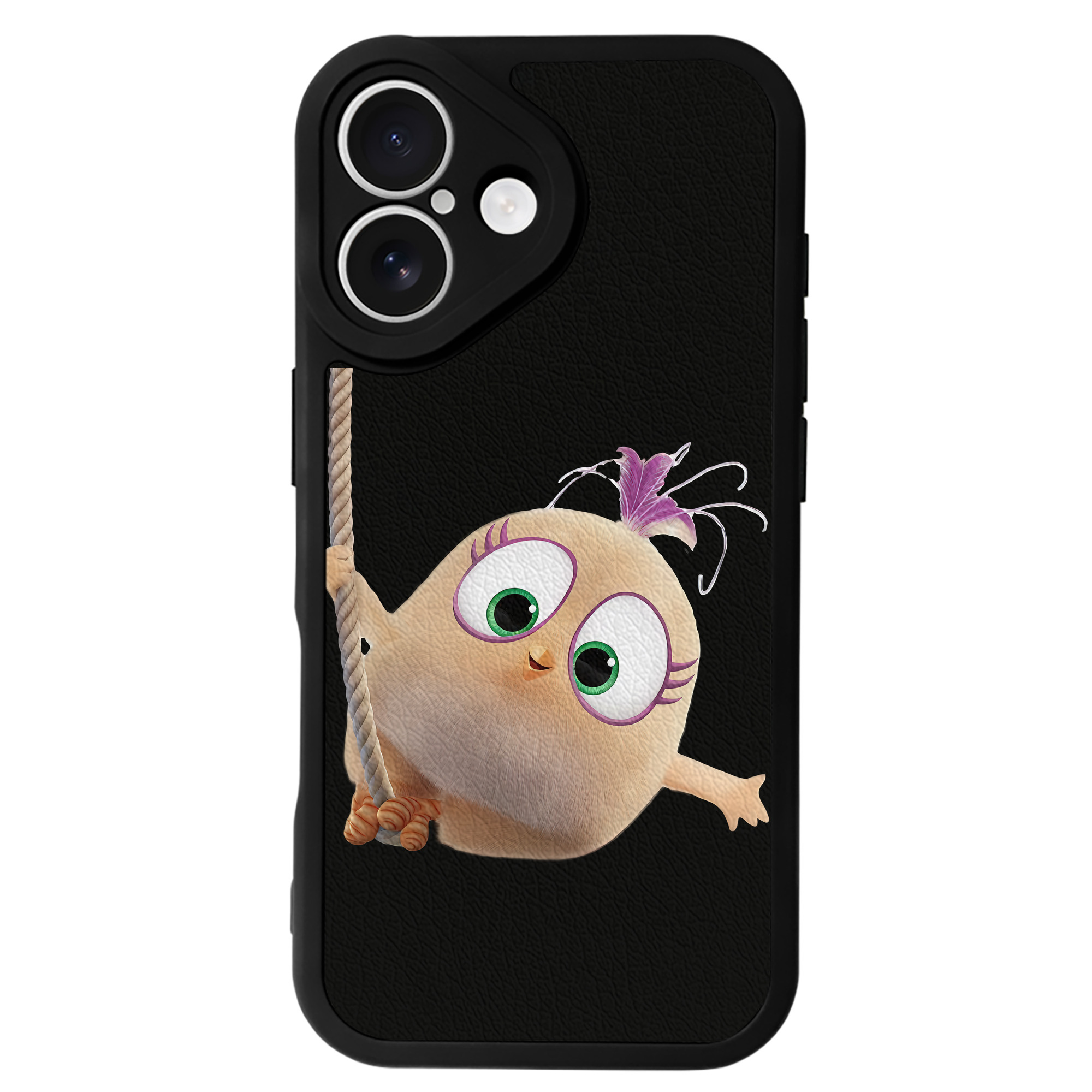 （画像用） Angry Birds アングリーバード 【iPhone 16シリーズ対応】シリコンスマホケース（レザー調） 材質：シリコン